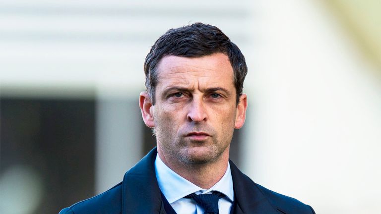 St Mirren manager Jack Ross