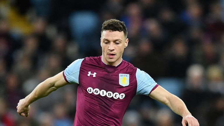 during the Sky Bet Championship match between XXX and XXX at Villa Park on April 3, 2018 in Birmingham, England.