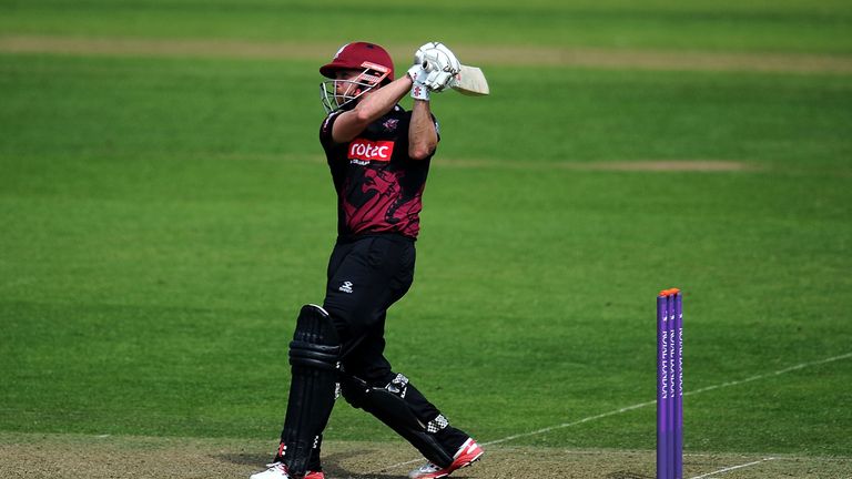 James Hildreth during the Royal London One-Day Cup match between Somerset and Glamorgan at The Cooper Associates County Ground on May 20, 2018 in Taunton, England. (Photo by Harry Trump/Getty Images)