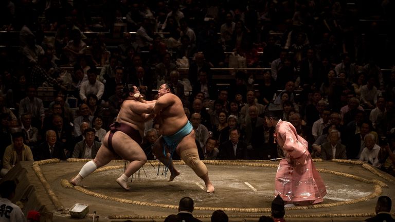 JAPENSE SUMO WRESTLING