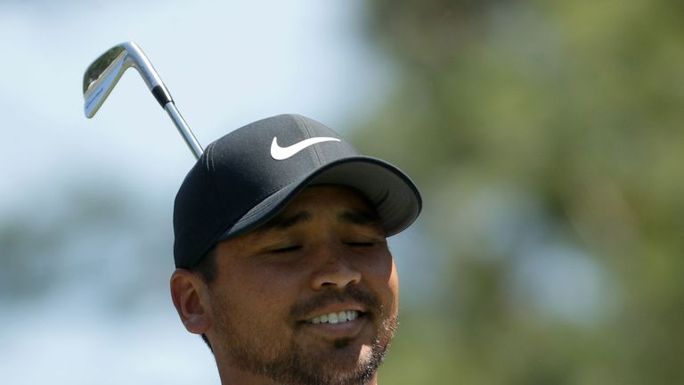 during the second round of the 2018 Wells Fargo Championship at Quail Hollow Club on May 4, 2018 in Charlotte, North Carolina.