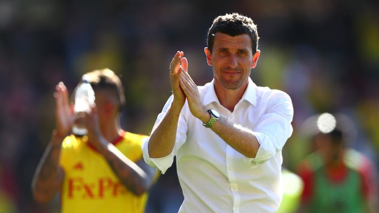 Javi Gracia is expecting to be in charge of Watford next season