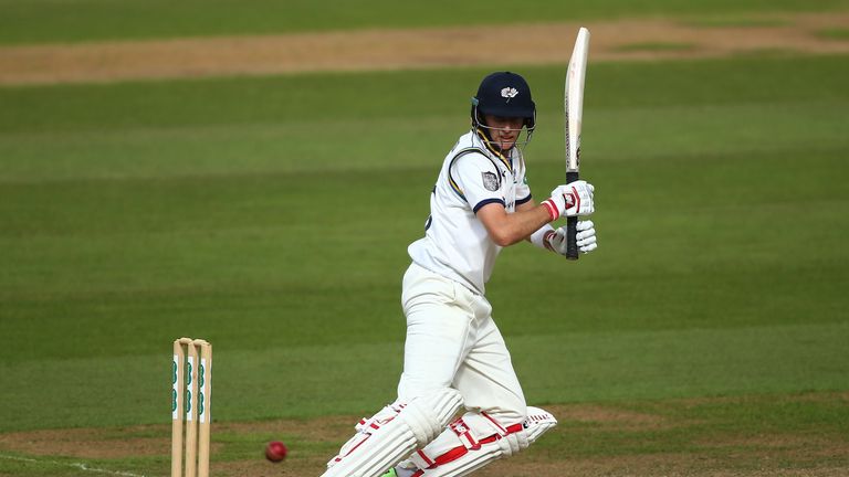 Joe Root was dismissed twice in a day for Yorkshire at The Ova;