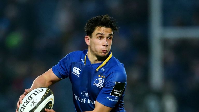 Guinness PRO14, RDS, Dublin 14/4/2018.Leinster vs Benetton Treviso.Leinster's Joey Carbery.Mandatory Credit ..INPHO/James Crombie