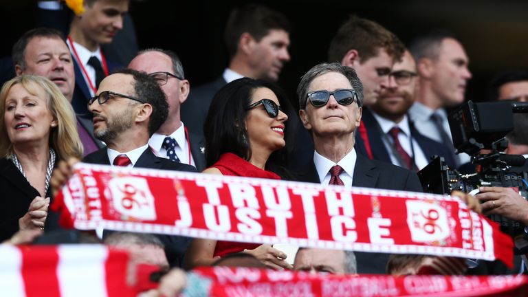 during the Premier League match between Liverpool and Middlesbrough at Anfield on May 21, 2017 in Liverpool, England.