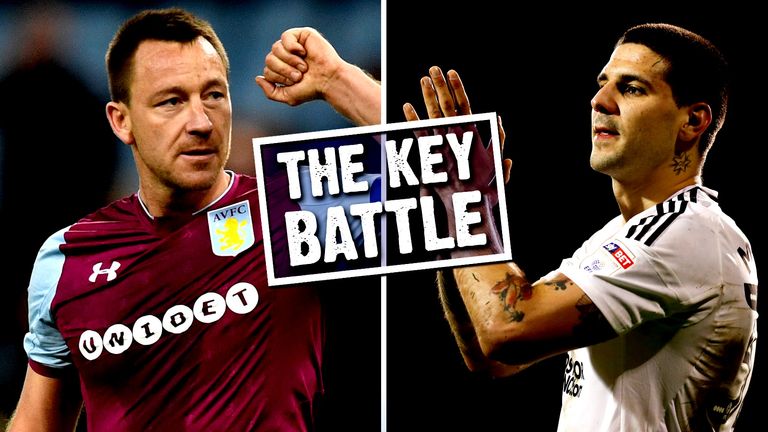 John Terry versus Aleksandar Mitrovic is the key battle when Aston Villa face Fulham in the Championship play-off final