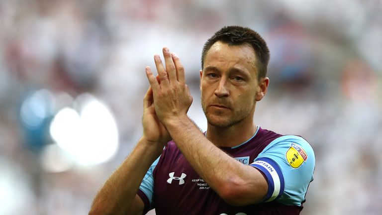  during the Sky Bet Championship Play Off Final between Aston Villa and  Fulham at Wembley Stadium on May 26, 2018 in London, England.