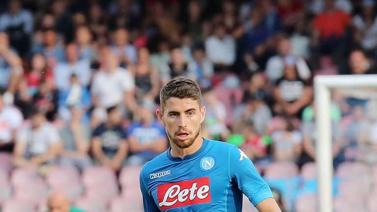 Chelsea are among the club having a look at Napoli midfielder Jorginho 