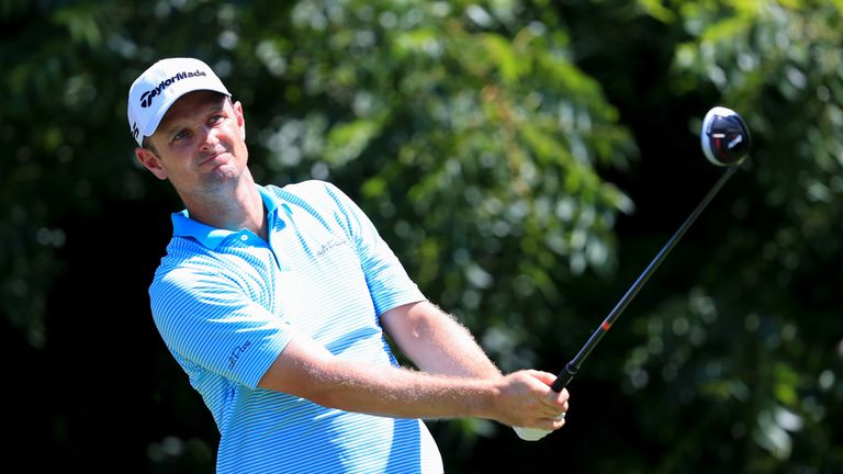 Justin Rose picked up seven birdies in his second round