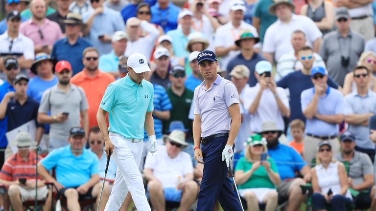 during the third round of THE PLAYERS Championship on the Stadium Course at TPC Sawgrass on May 12, 2018 in Ponte Vedra Beach, Florida.
