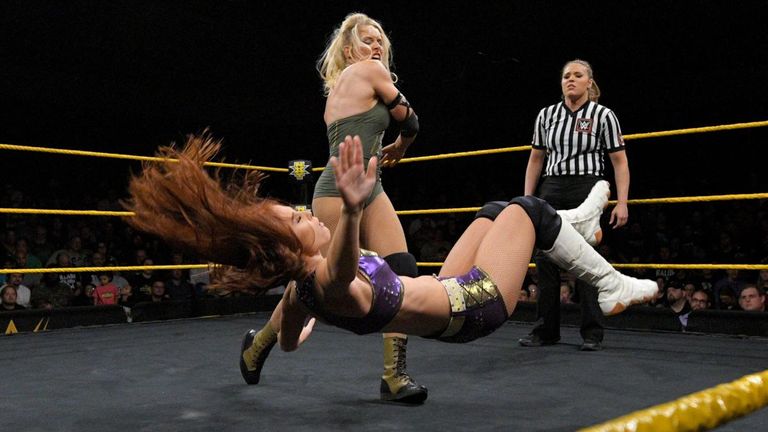 Lacey Evans looked strong on NXT this week