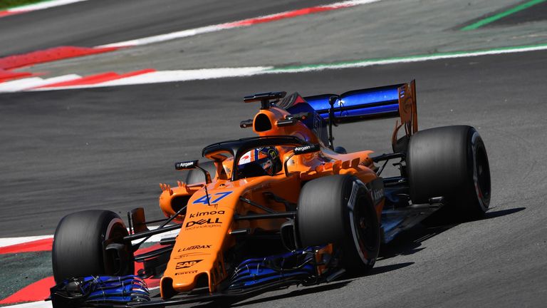 Lando Norris in the McLaren