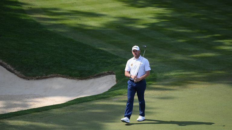 during the third round of the BMW PGA Championship at Wentworth on May 26, 2018 in Virginia Water, England.