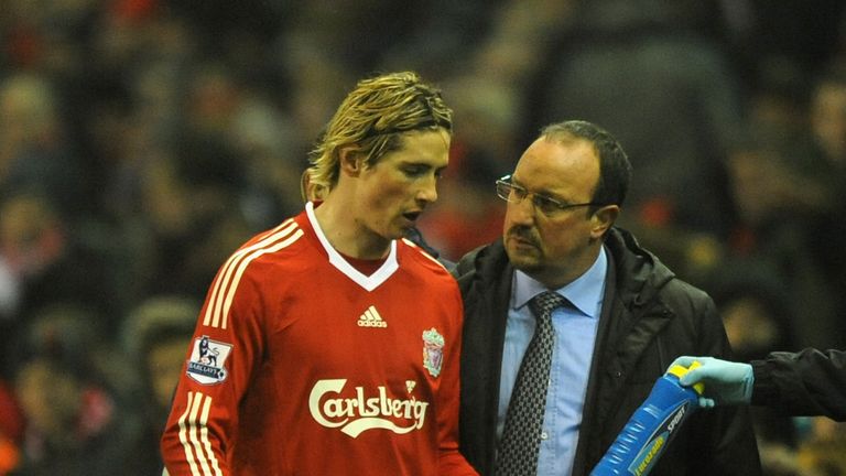 Fernando Torres and Rafael Benítez enjoyed a successful spell at Liverpool