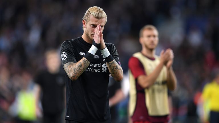  during the UEFA Champions League Final between Real Madrid and Liverpool at NSC Olimpiyskiy Stadium on May 26, 2018 in Kiev, Ukraine.