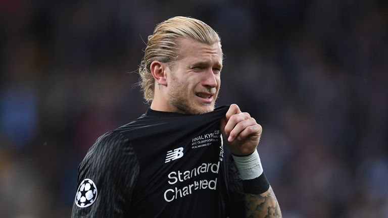 Loris Karius during the UEFA Champions League final between Real Madrid and Liverpool on May 26, 2018 in Kiev, Ukraine.