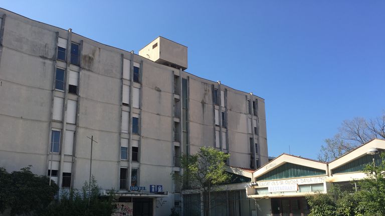 The Hotel Iz in Zadar where Croatia captain Luka Modric grew up as a refugee