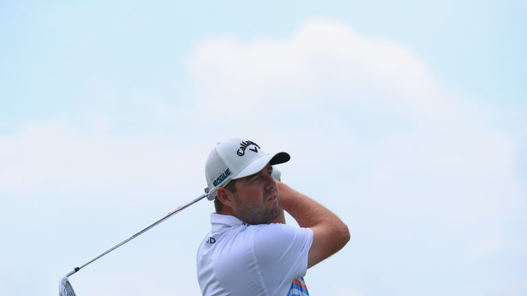 Marc Leishman during the third round of the AT&T Byron Nelson at Trinity Forest Golf Club on May 19, 2018 in Dallas, Texas.