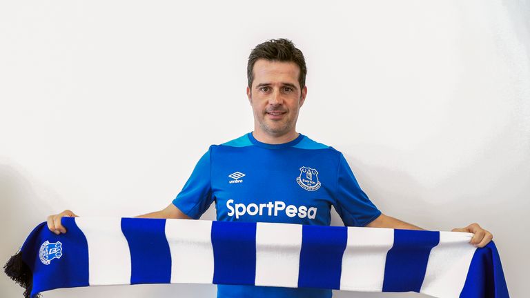 Marco Silva is unveiled as the new Everton manager on May 30, 2018 in Lisbon, Portugal