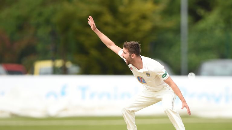Mark Wood went wickletless for Durham on day one against Derbyshire