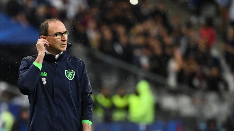 Martin O'Neill's Ireland failed to qualify for the World Cup in Russia