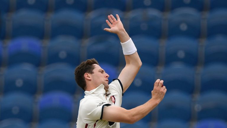 during day one of the  Specsavers County Championship: Division Two match between Glamorgan and Kent at Sophia Gardens on May 4, 2018 in Cardiff, Wales.