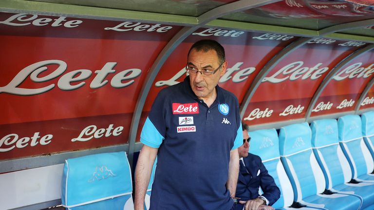 during the serie A match between SSC Napoli and FC Crotone at Stadio San Paolo on May 20, 2018 in Naples, Italy.