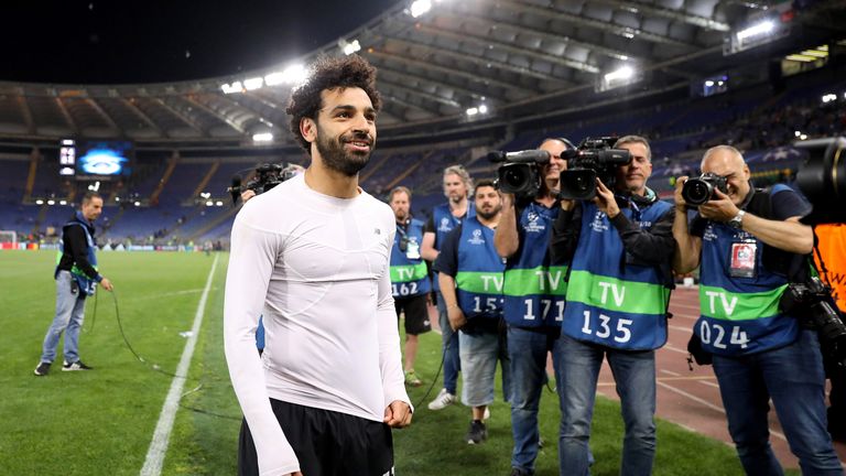 Mohamed Salah is set to face Cristiano Ronaldo in the Champions League final