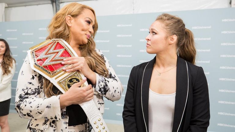 Raw women's champion Nia Jax challenged Ronda Rousey to a title match at Money In The Bank