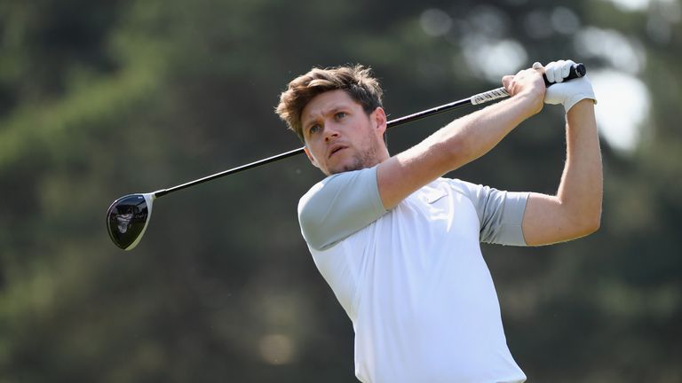 Niall Horan during the Pro Am for the BMW PGA Championship at Wentworth on May 23, 2018 in Virginia Water, England.