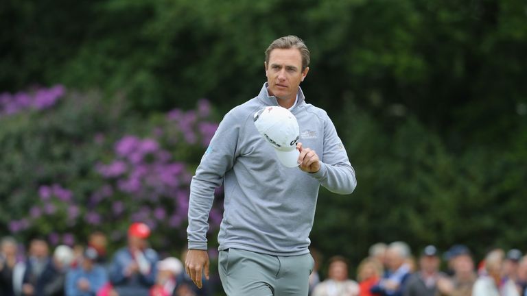 Nicolas Colsaerts during the knockout stage on day three of the Belgian Knockout at Rinkven International Golf Club on May 19, 2018 in Antwerpen, Belgium.