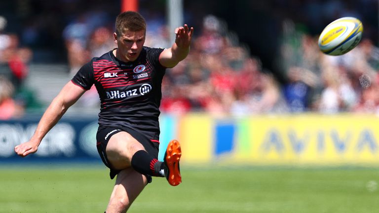 Owen Farrell was flawless with the boot