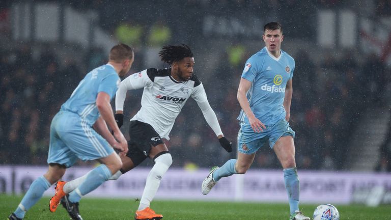 Kasey Palmer spent the second half of last season on loan at Derby and may return