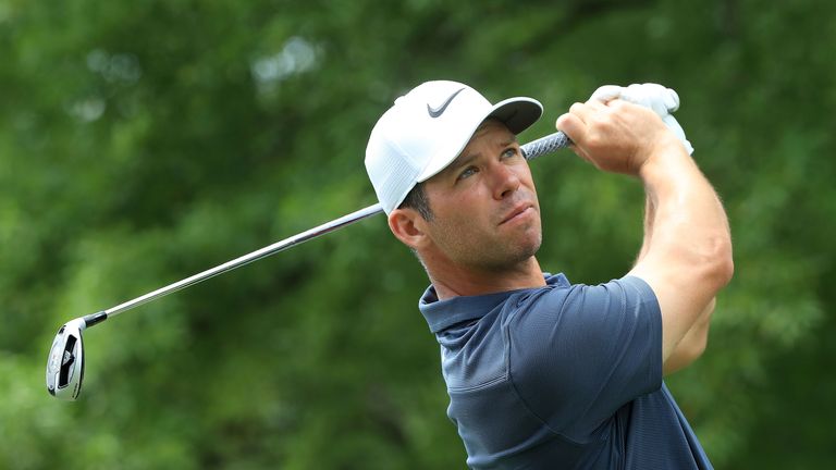Paul Casey during the third round of the 2018 Wells Fargo Championship at Quail Hollow Club