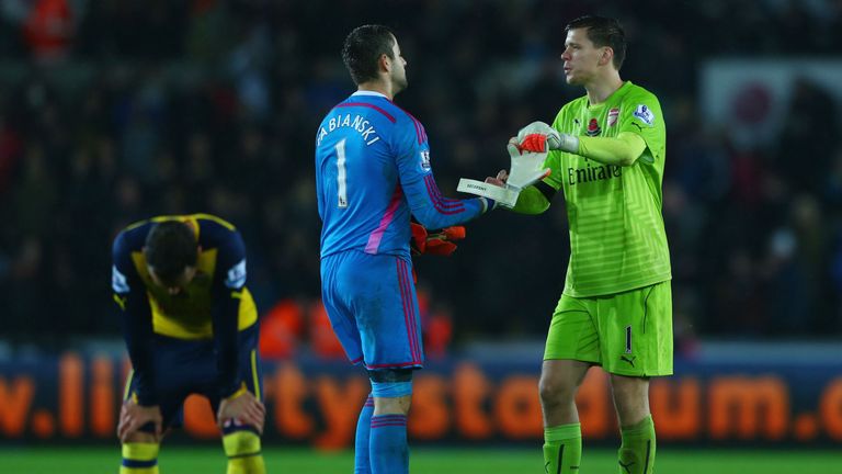 Lukasz Fabianski stepped up of Wojciech Szczesny's shadow at Arsenal and headed to Swansea in 2014 