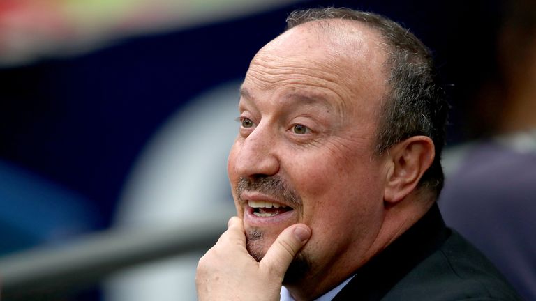 Newcastle United manager Rafael Benitez during the Premier League match at Wembley Stadium, London. PRESS ASSOCIATION Photo. Picture date: Wednesday May 9, 2018. See PA story SOCCER Tottenham. Photo credit should read: Nick Potts/PA Wire. RESTRICTIONS: EDITORIAL USE ONLY No use with unauthorised audio, video, data, fixture lists, club/league logos or "live" services. Online in-match use limited to 75 images, no video emulation. No use in betting, games or single club/league/player publications.