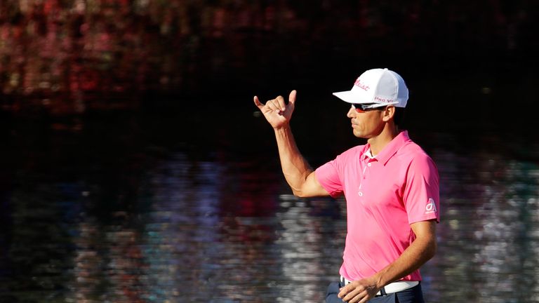 during the final round of THE PLAYERS Championship at the Stadium course at TPC Sawgrass on May 14, 2017 in Ponte Vedra Beach, Florida.