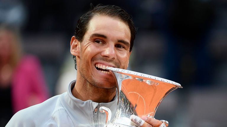 Rafael Nadal is back on top of the world after his win in Rome