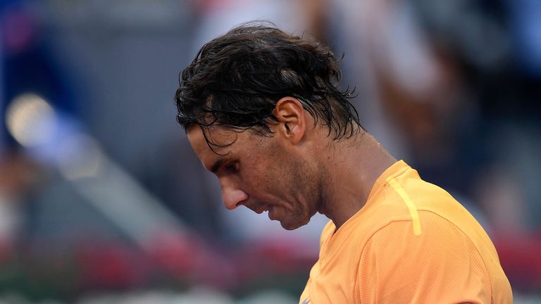Rafael Nadal lost his status as world No 1 to Roger Federer after defeat to Dominic Thiem at the Madrid Open