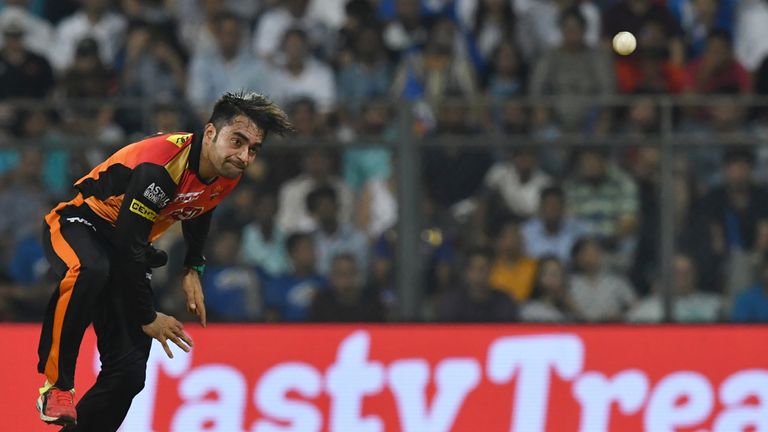 Rashid Khan, Sunrisers Hyderabad, IPL (Credit: AFP)