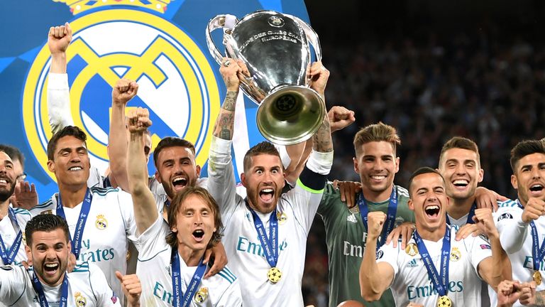 Madrid claimed a 13th European Cup with this their fourth in five seasons