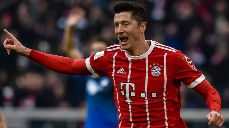 Robert Lewandowski is the Bundesliga's top scorer 