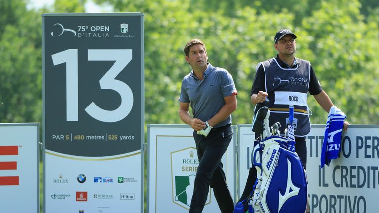 during day one of the Italian Open at Gardagolf CC on May 31, 2018 in Brescia, Italy.