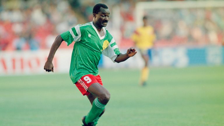 Roger Milla was one of Cameroon's stars of the World Cup.