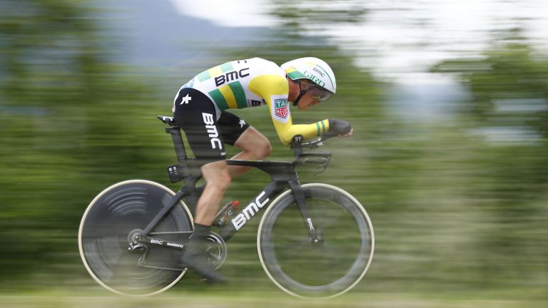 Rohan Dennis won Tuesday's time trial