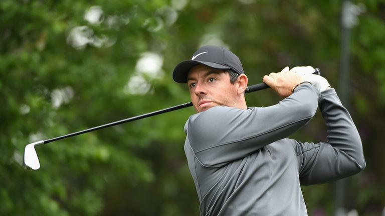 Rory McIlroy at Wentworth on May 25, 2018 in Virginia Water, England.