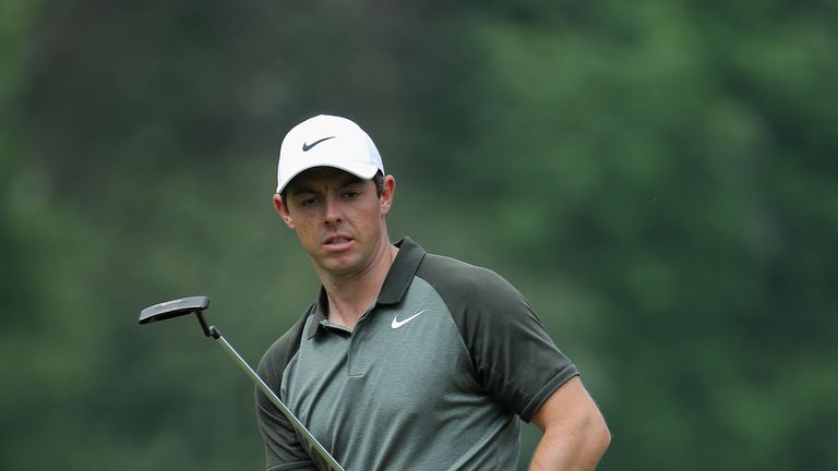 during the third round of the BMW PGA Championship at Wentworth on May 26, 2018 in Virginia Water, England.