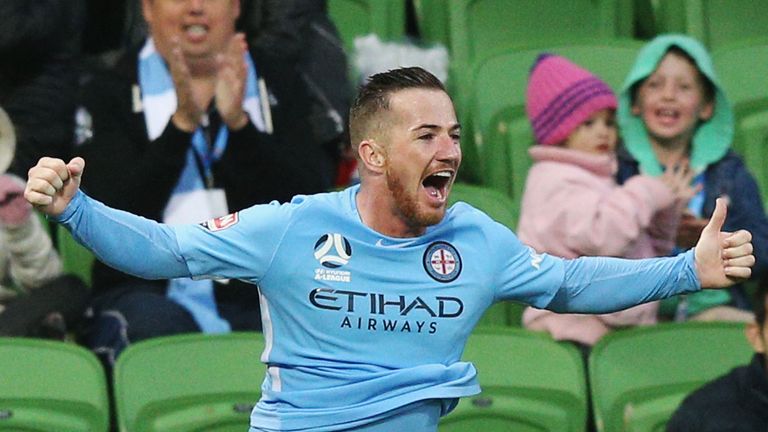 during the round three A-League match between Melbourne City and the Wellington Phoenix at AAMI Park on October 21, 2017 in Melbourne, Australia.