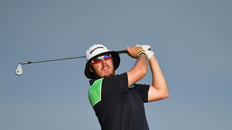 Ryan Evans during day one of the Rocco Forte Open 