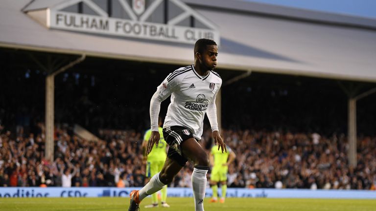 during the Sky Bet Championship Play Off Semi Final, second leg match between Fulham and Derby County at Craven Cottage on May 14, 2018 in London, England.